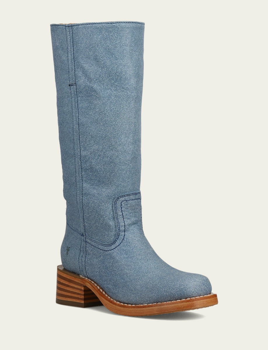 FRYE Women’s Sky Blue Campus 14L Tall Boots
