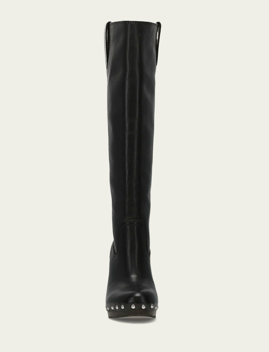 FRYE Women's Black Cindy Pull On Tall Boot