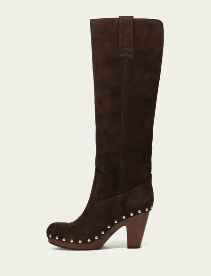 FRYE Women's Chocolate Cindy Pull On Boot