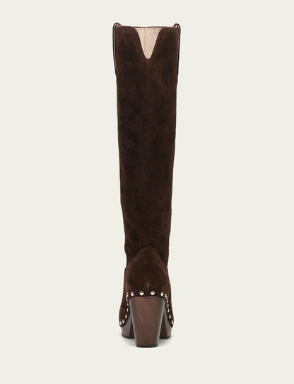 FRYE Women's Chocolate Cindy Pull On Boot