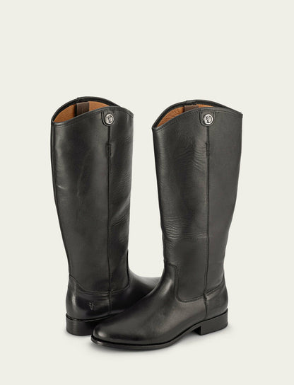 FRYE Women's Black Melissa Button 2 Boots