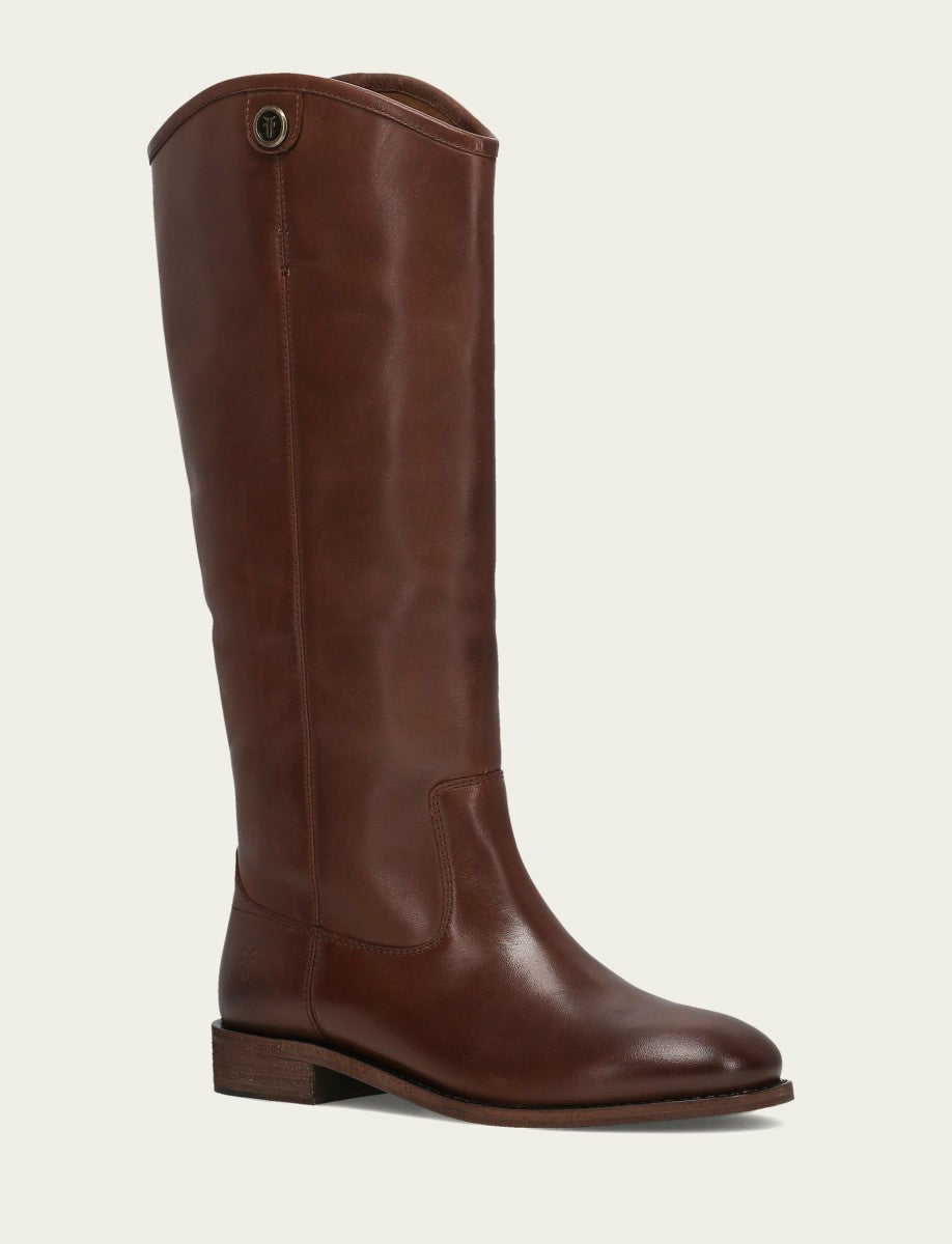 FRYE Women's Cognac Melissa Button 2 Boots