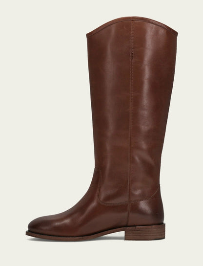 FRYE Women's Cognac Melissa Button 2 Boots