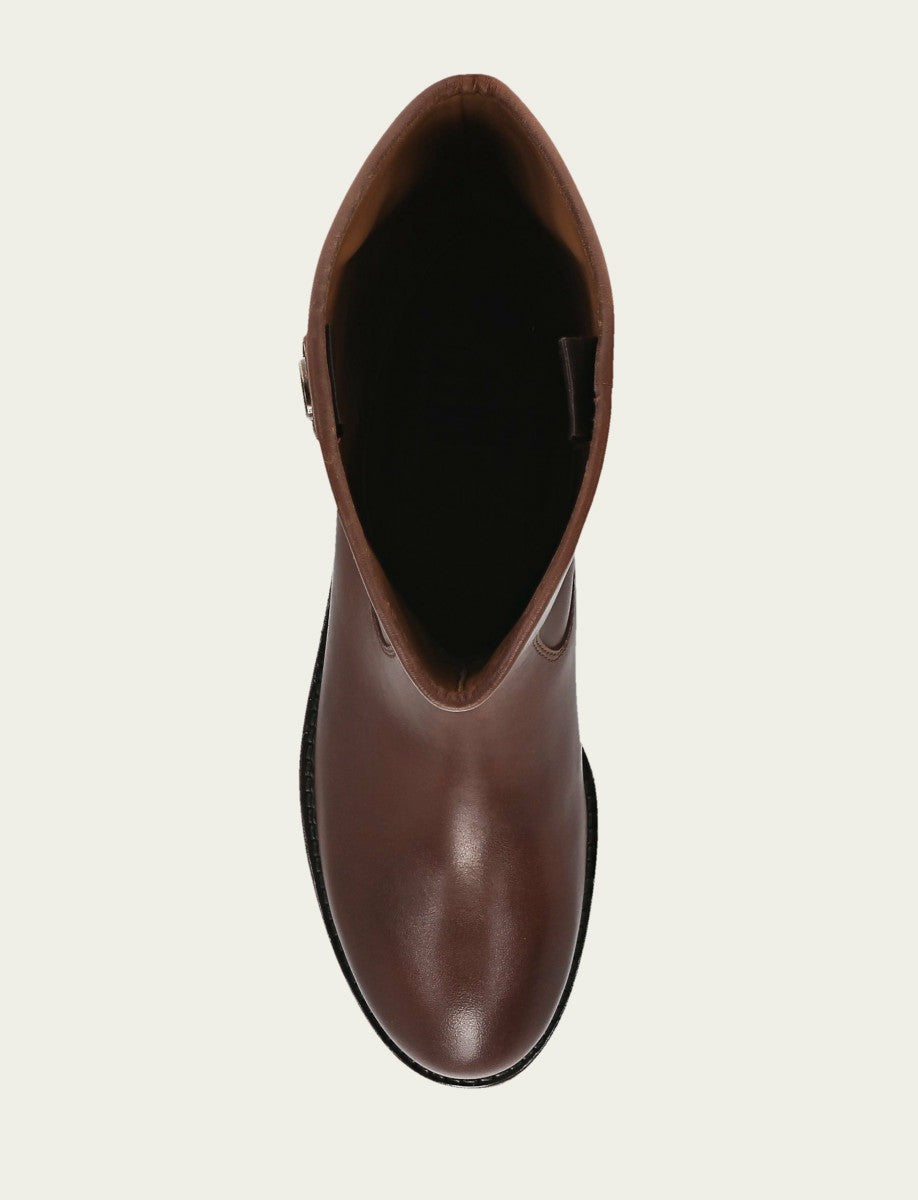FRYE Women's Cognac Melissa Button 2 Boots
