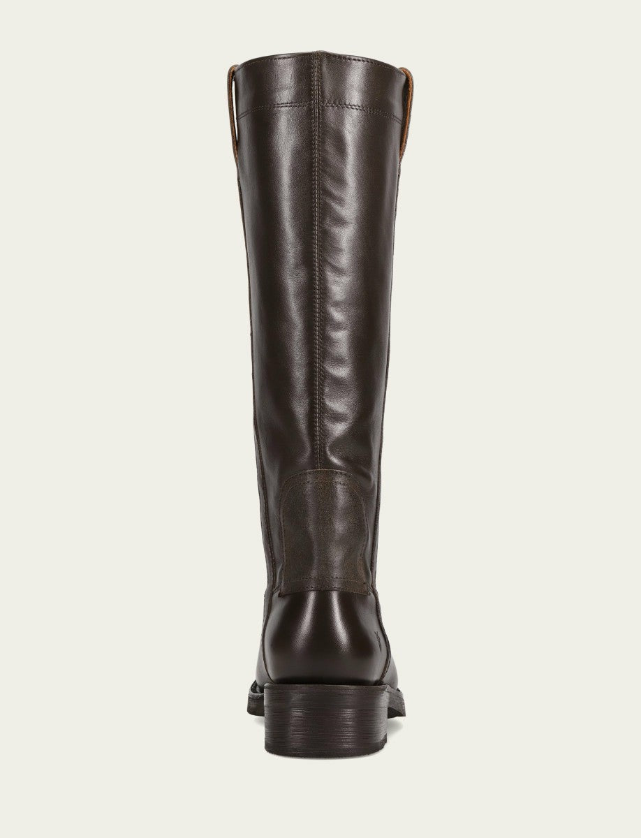 FRYE Women's Dark Brown Viv Riding Boot