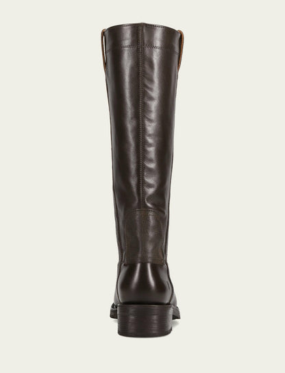 FRYE Women's Dark Brown Viv Riding Boot