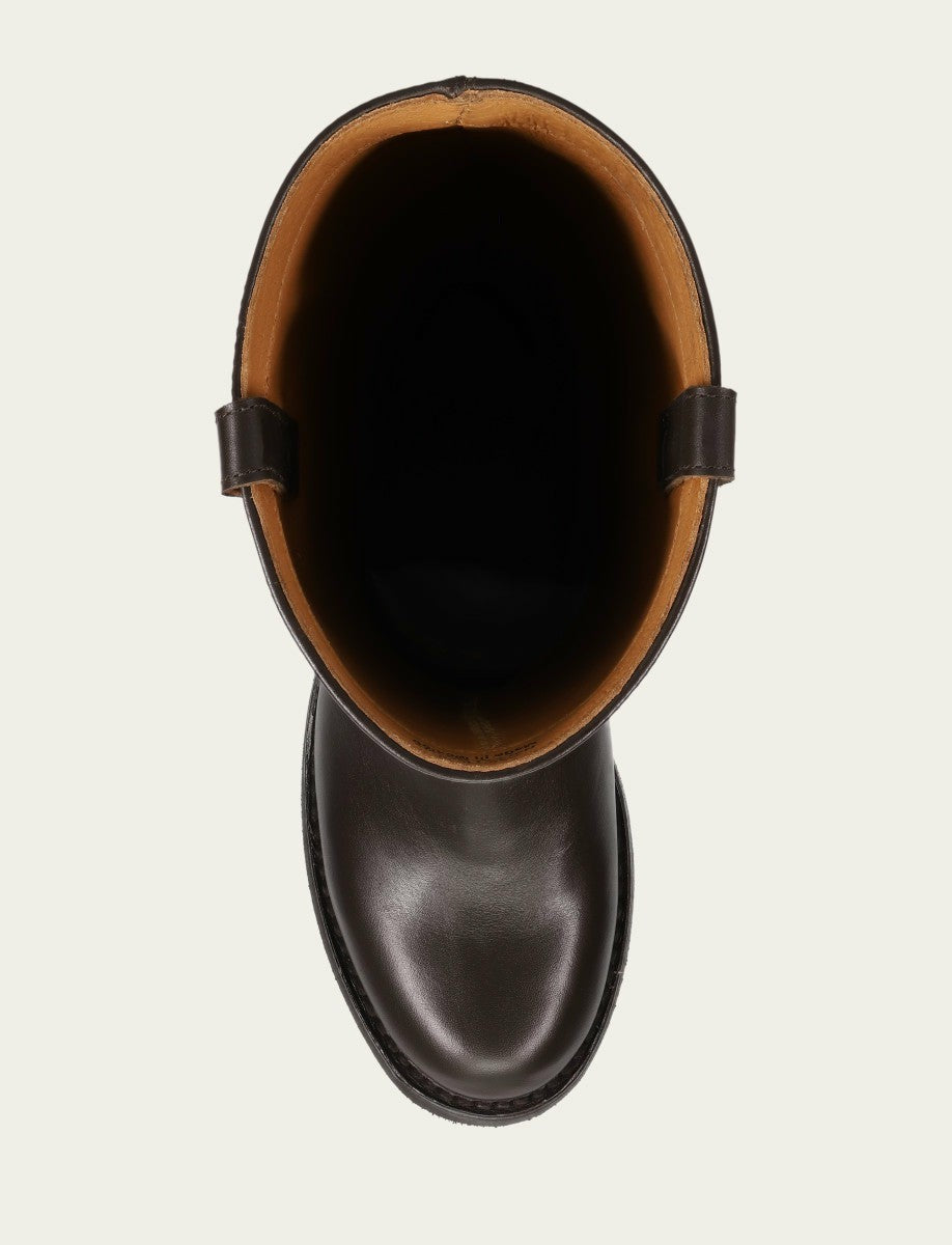 FRYE Women's Dark Brown Viv Riding Boot