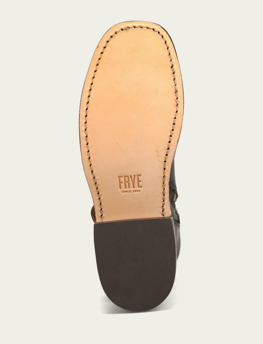 FRYE Women's Dark Brown Campus Buckle Boot