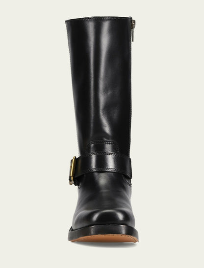 FRYE Women's Black Campus Buckle Boot