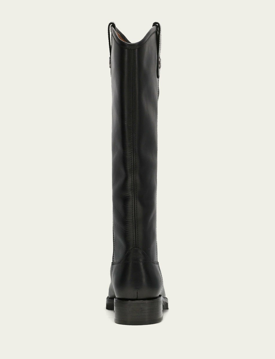FRYE Women’s Black Wide Calf Melissa Lug Button Tall Boots | Frye