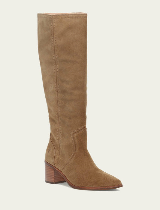 FRYE Women's Almond Sadie Softy Tall Wide Calf Boot