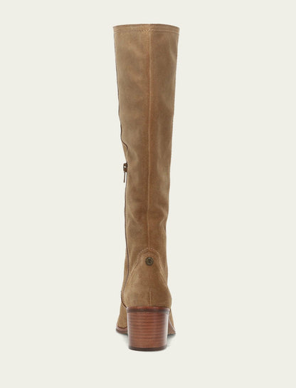 FRYE Women's Almond Sadie Softy Tall Wide Calf Boot