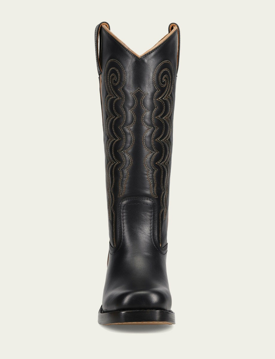 FRYE Women's Black Campus Deco Stitch Boot