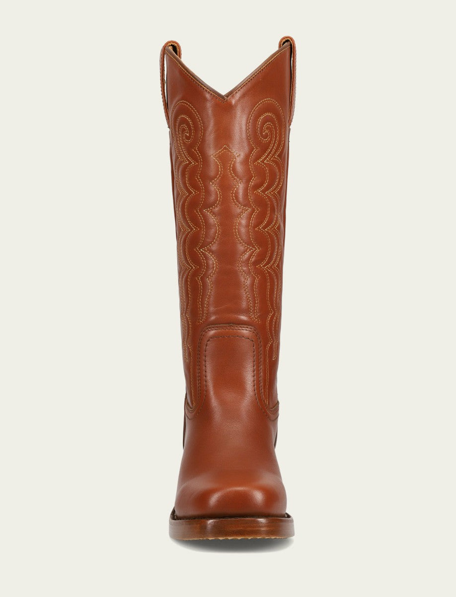 FRYE Women's Walnut Campus Deco Stitch Boot