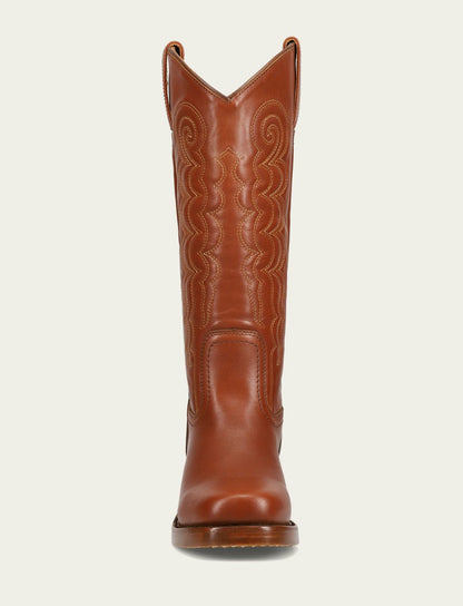 FRYE Women's Walnut Campus Deco Stitch Boot
