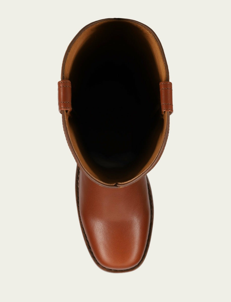 FRYE Women's Walnut Campus Deco Stitch Boot