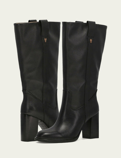 FRYE Women's Black Alex Slouchy Mid Boot