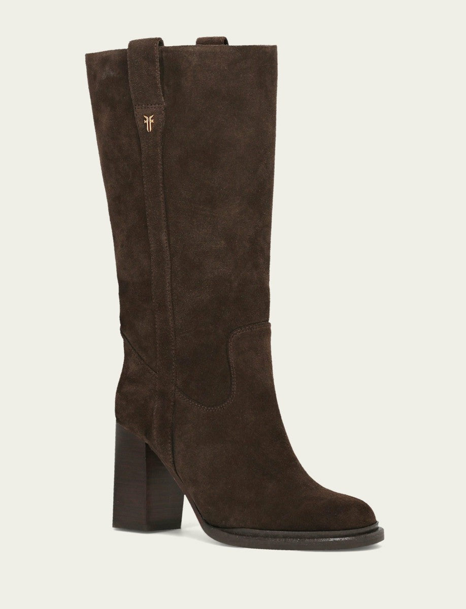 FRYE Women's Dark Brown Alex Slouchy Mid Boot