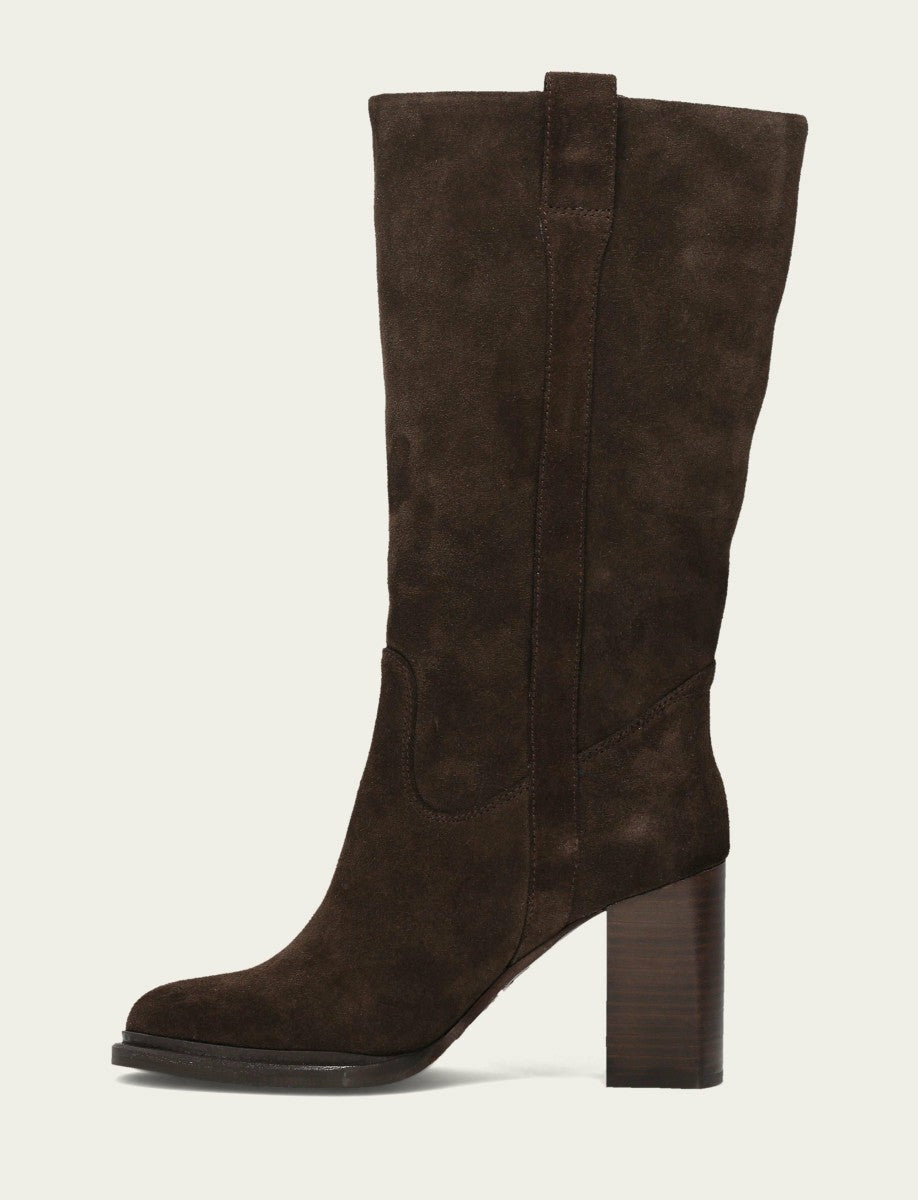 FRYE Women's Dark Brown Alex Slouchy Mid Boot