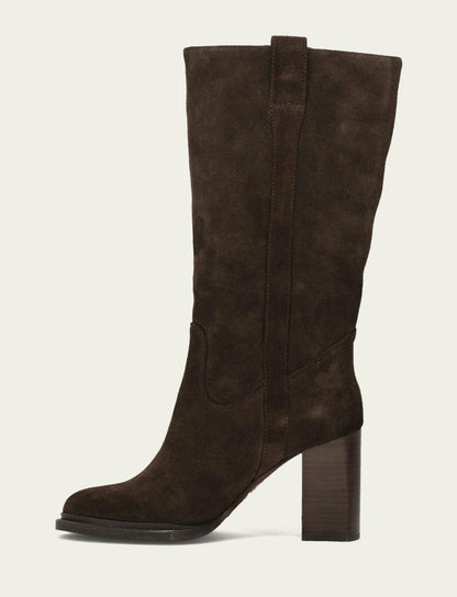 FRYE Women's Dark Brown Alex Slouchy Mid Boot
