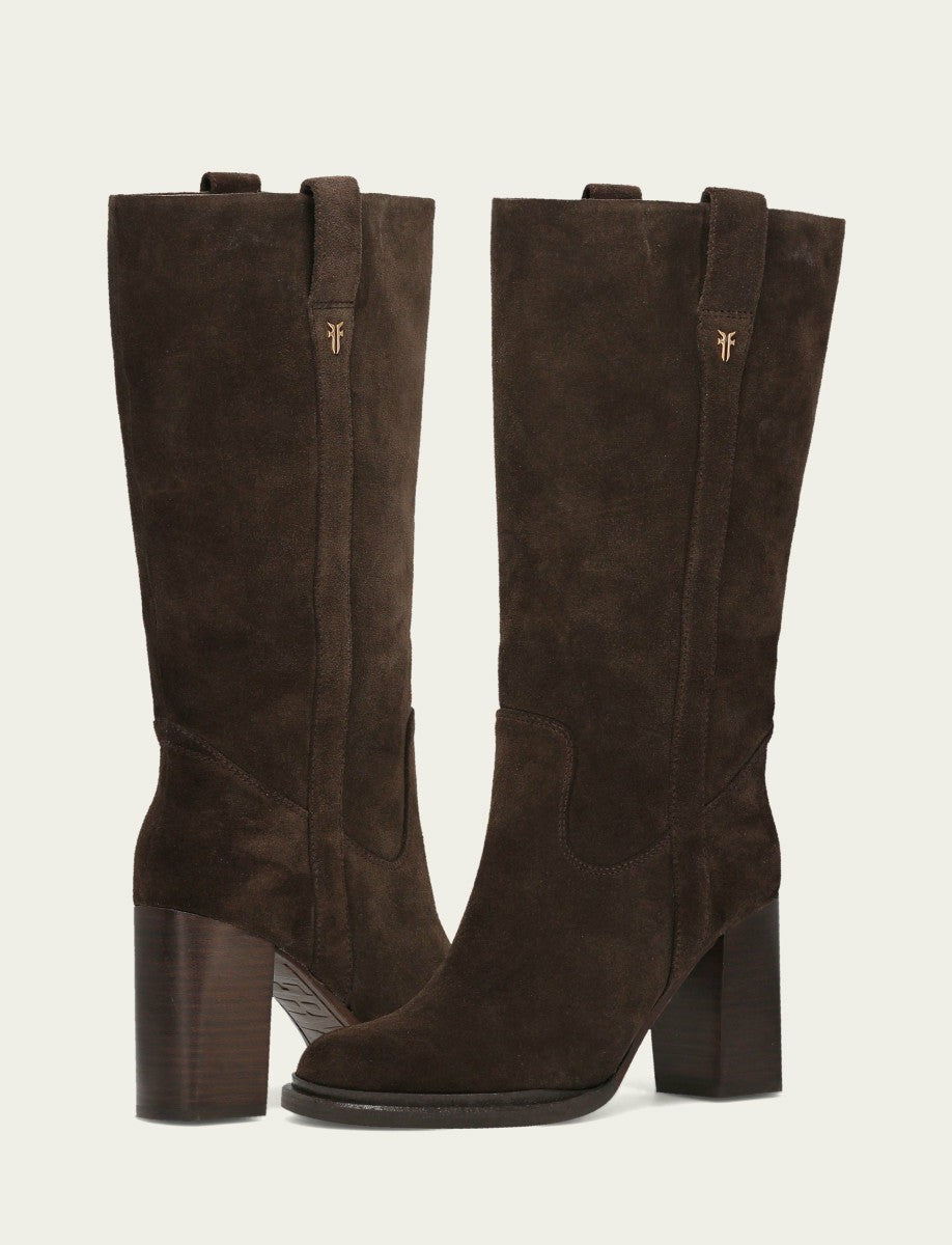 FRYE Women's Dark Brown Alex Slouchy Mid Boot