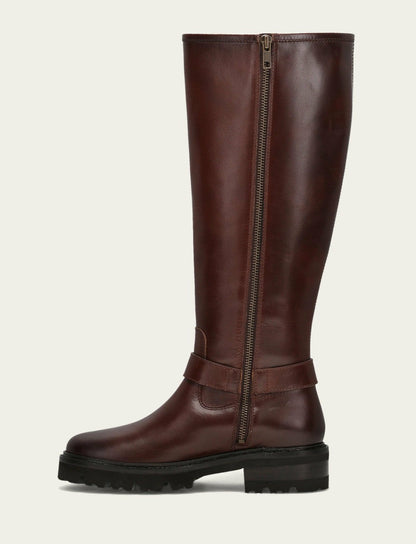 FRYE Women's Bourbon Olivia Buckle Tall Boot
