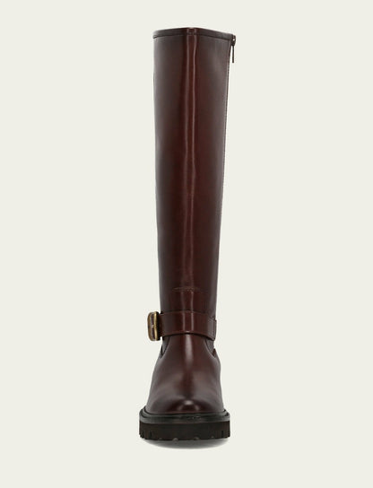 FRYE Women's Bourbon Olivia Buckle Tall Boot