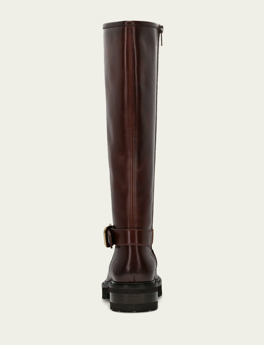 FRYE Women's Bourbon Olivia Buckle Tall Boot