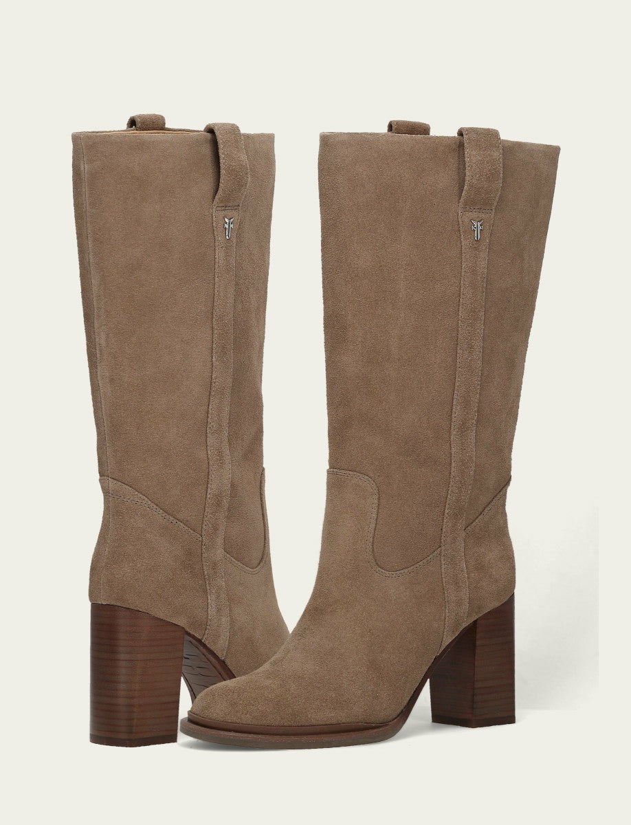 FRYE Women's Dark Taupe Alex Slouchy Mid Boot