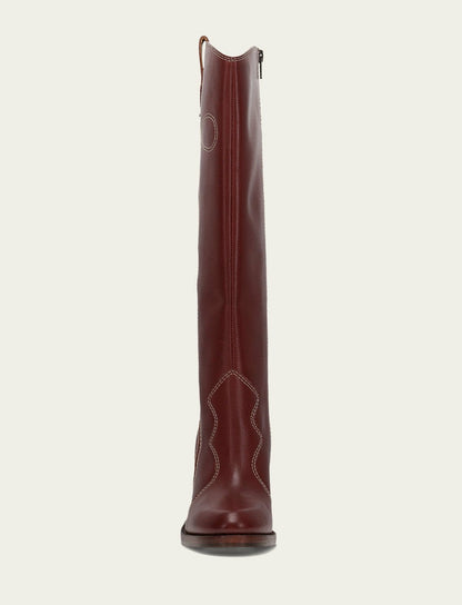 FRYE Women's Cranberry Corinne Tall Deco Stitch Boot