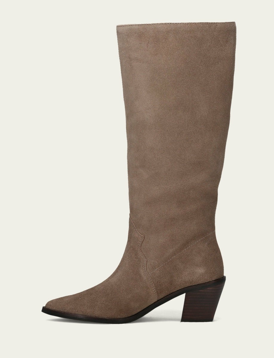 FRYE Women's Dark Taupe Sara Slouchy Boot