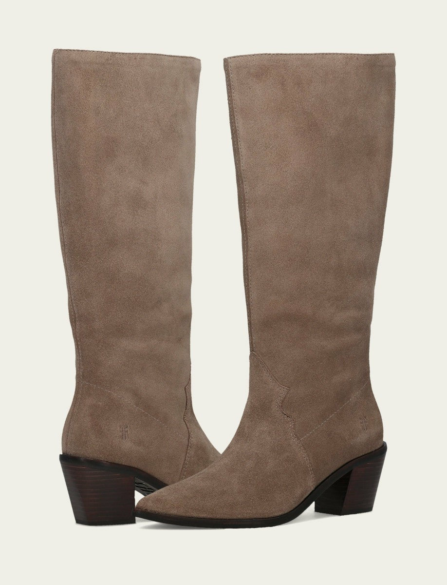 FRYE Women's Dark Taupe Sara Slouchy Boot