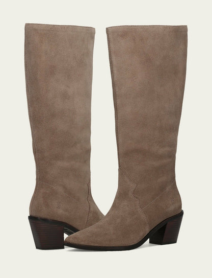 FRYE Women's Dark Taupe Sara Slouchy Boot