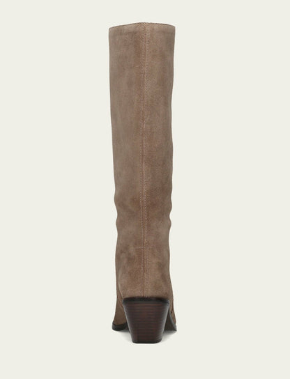 FRYE Women's Dark Taupe Sara Slouchy Boot