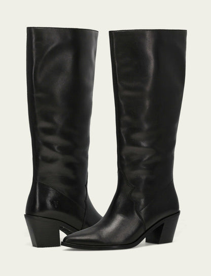 FRYE Women's Black Sara Slouchy Boot