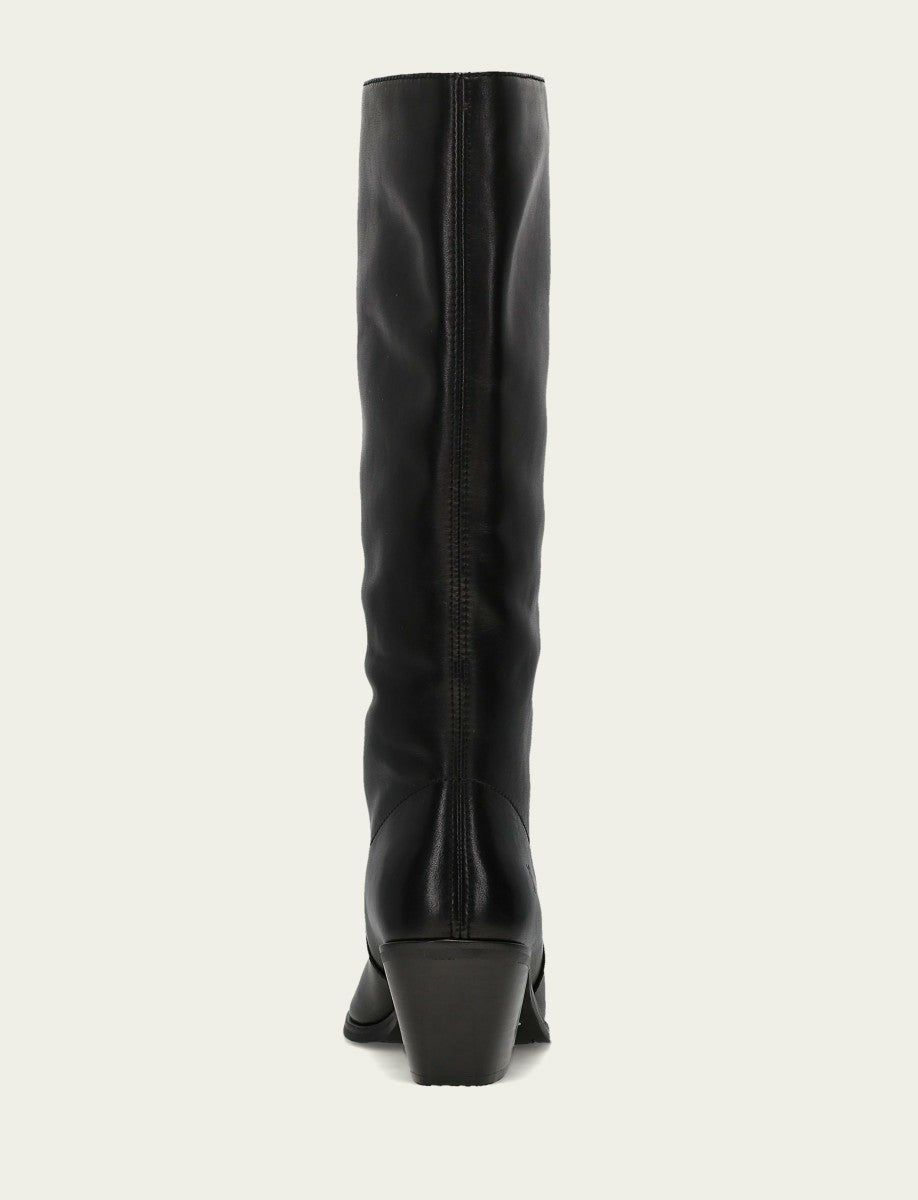 FRYE Women's Black Sara Slouchy Boot