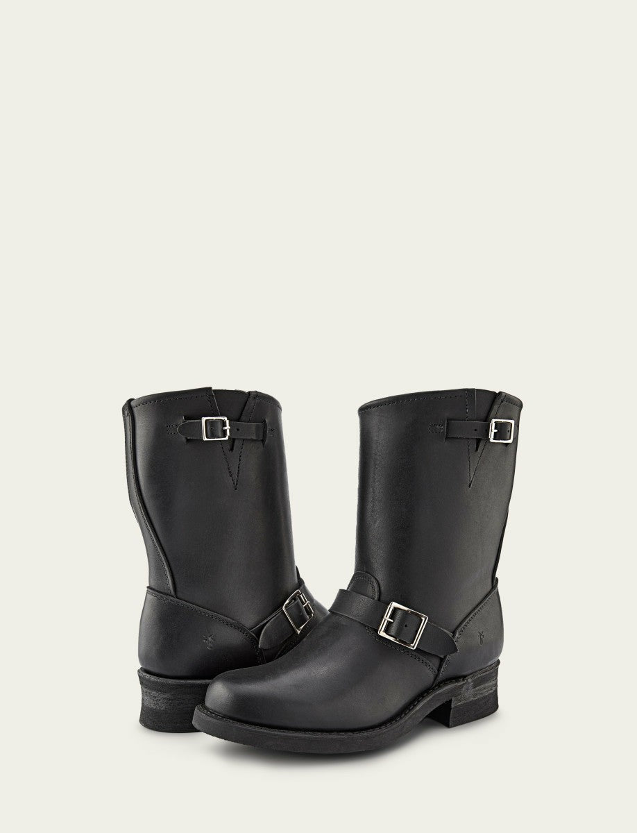FRYE Women's Black Engineer 12R Boots