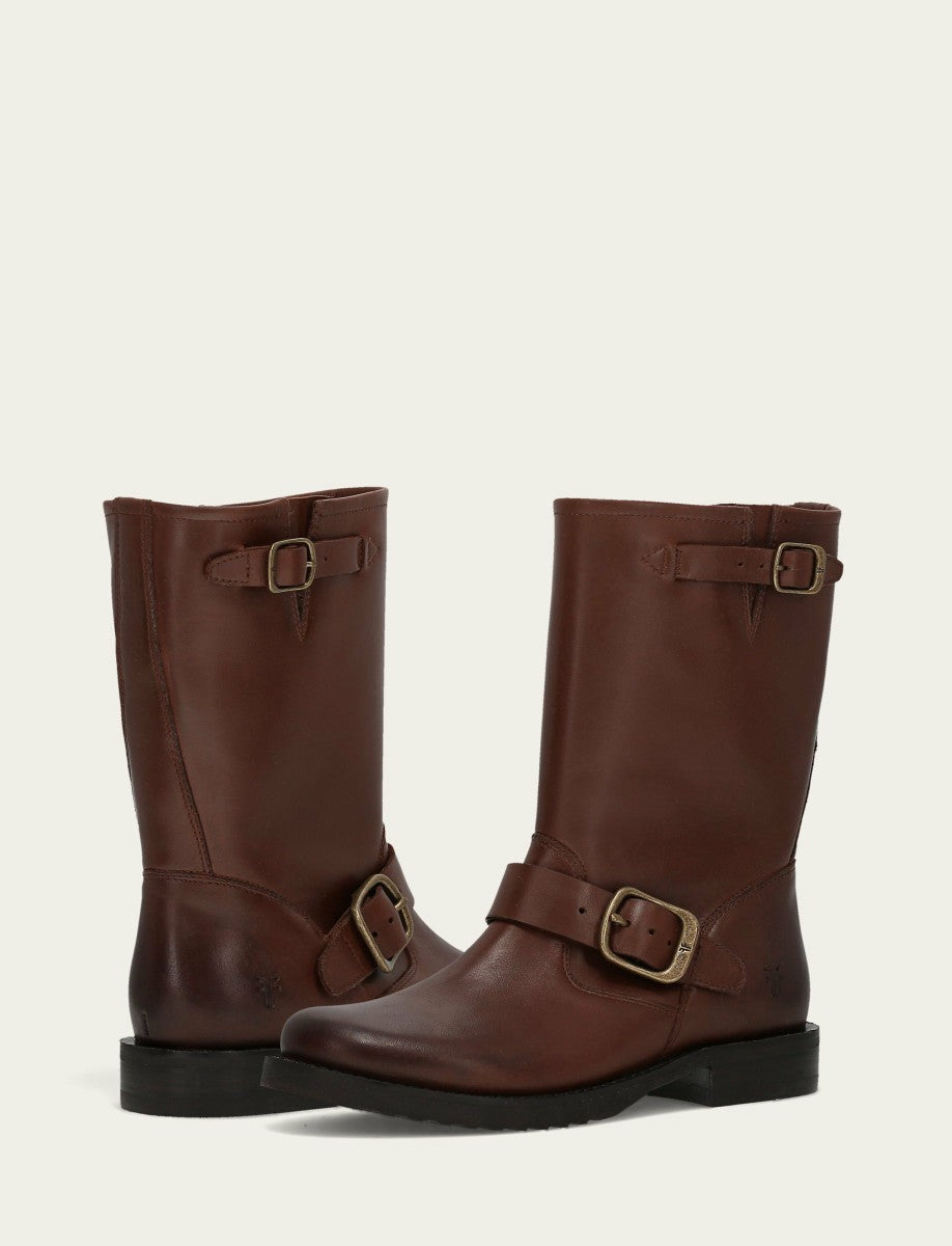 FRYE Women's Walnut Mid-Calf Flex Short Boot