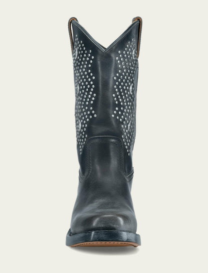 FRYE Women's Off Black Campus Deco Stud Boot