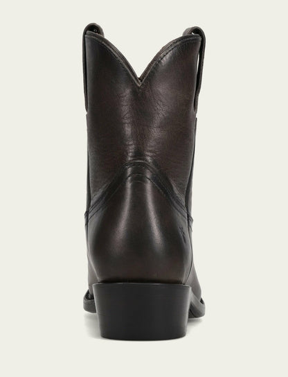 FRYE Women's Black Graphite Billy Short Leather Bootie