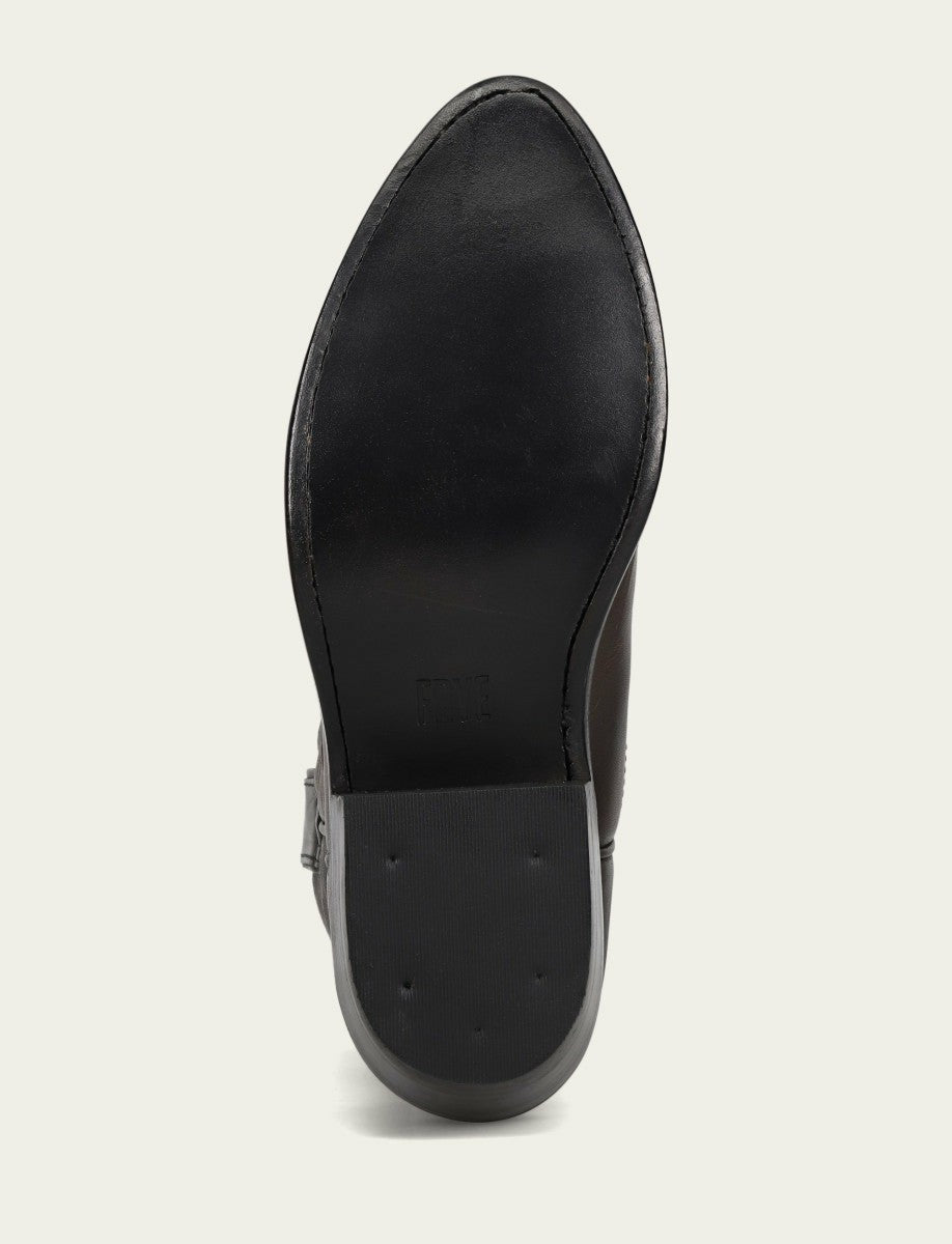 FRYE Women's Black Graphite Billy Short Leather Bootie