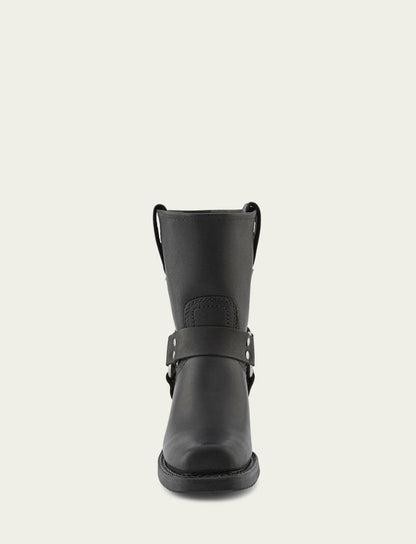 FRYE Women's Black Harness 8R Booties