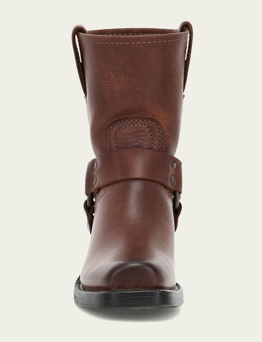FRYE Women's Cognac Harness 8R Booties
