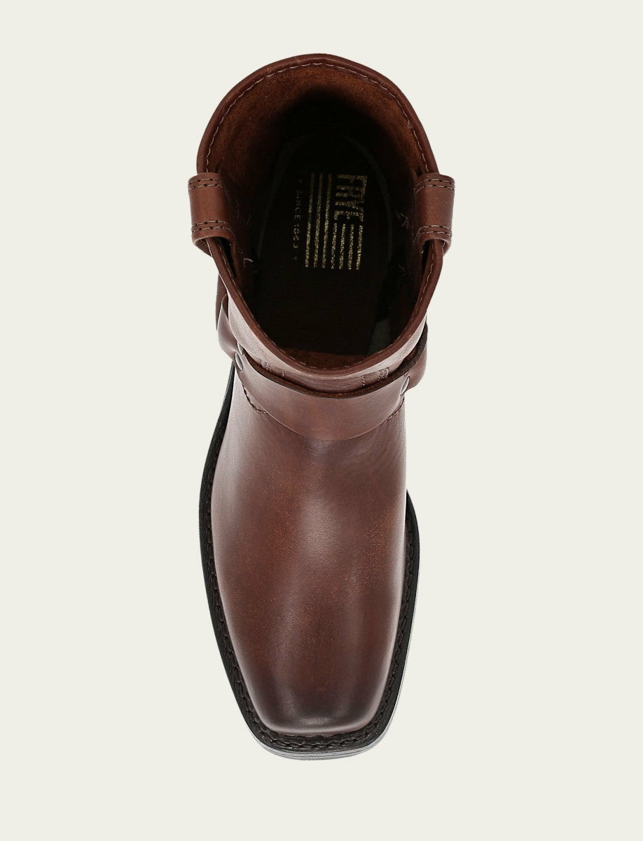 FRYE Women's Cognac Harness 8R Booties