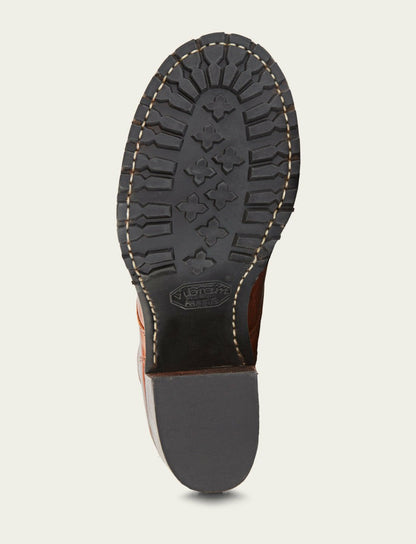 FRYE Women's Cognac Sabrina 6G Lace Up Booties