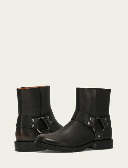 FRYE Women's Antique Brown Veronica Flex Harness Boot