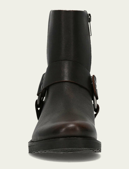 FRYE Women's Antique Brown Veronica Flex Harness Boot
