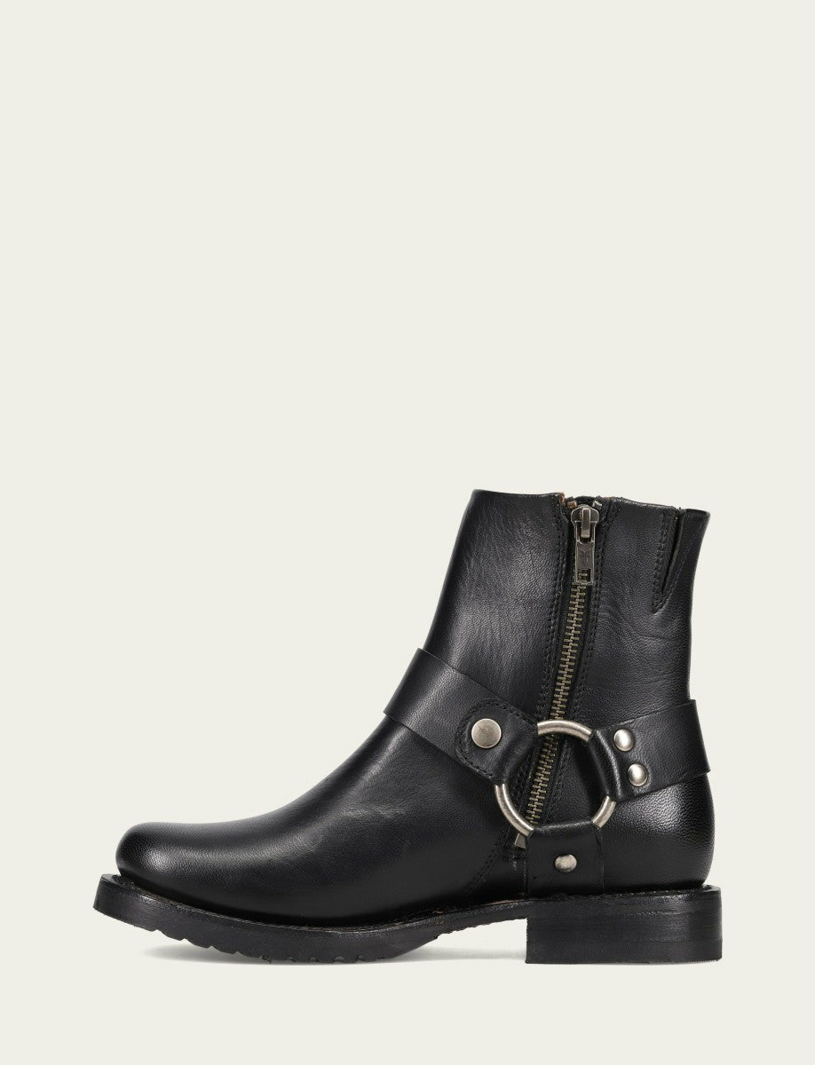 FRYE Women's Black Veronica Flex Harness Bootie