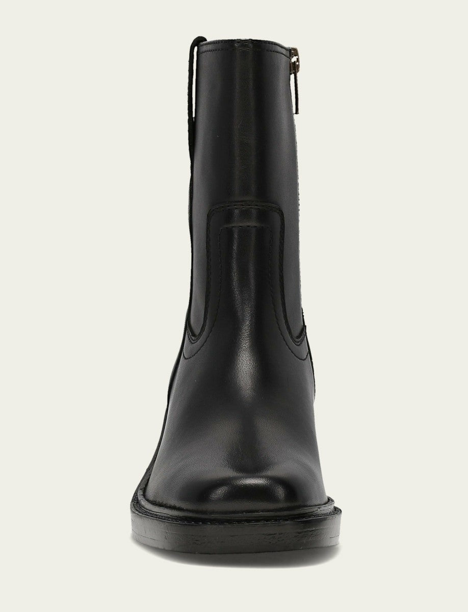 FRYE Women's Black Kate Short Inside Zip Boot
