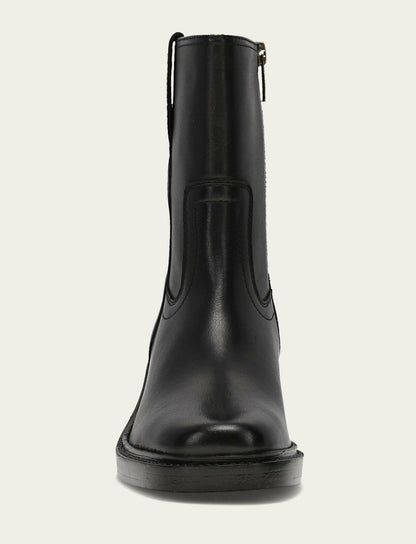 FRYE Women's Black Kate Short Inside Zip Boot